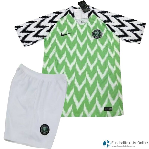 Nigeria Trikot Kinder Heims 2018 Grün Fussballtrikots Günstig